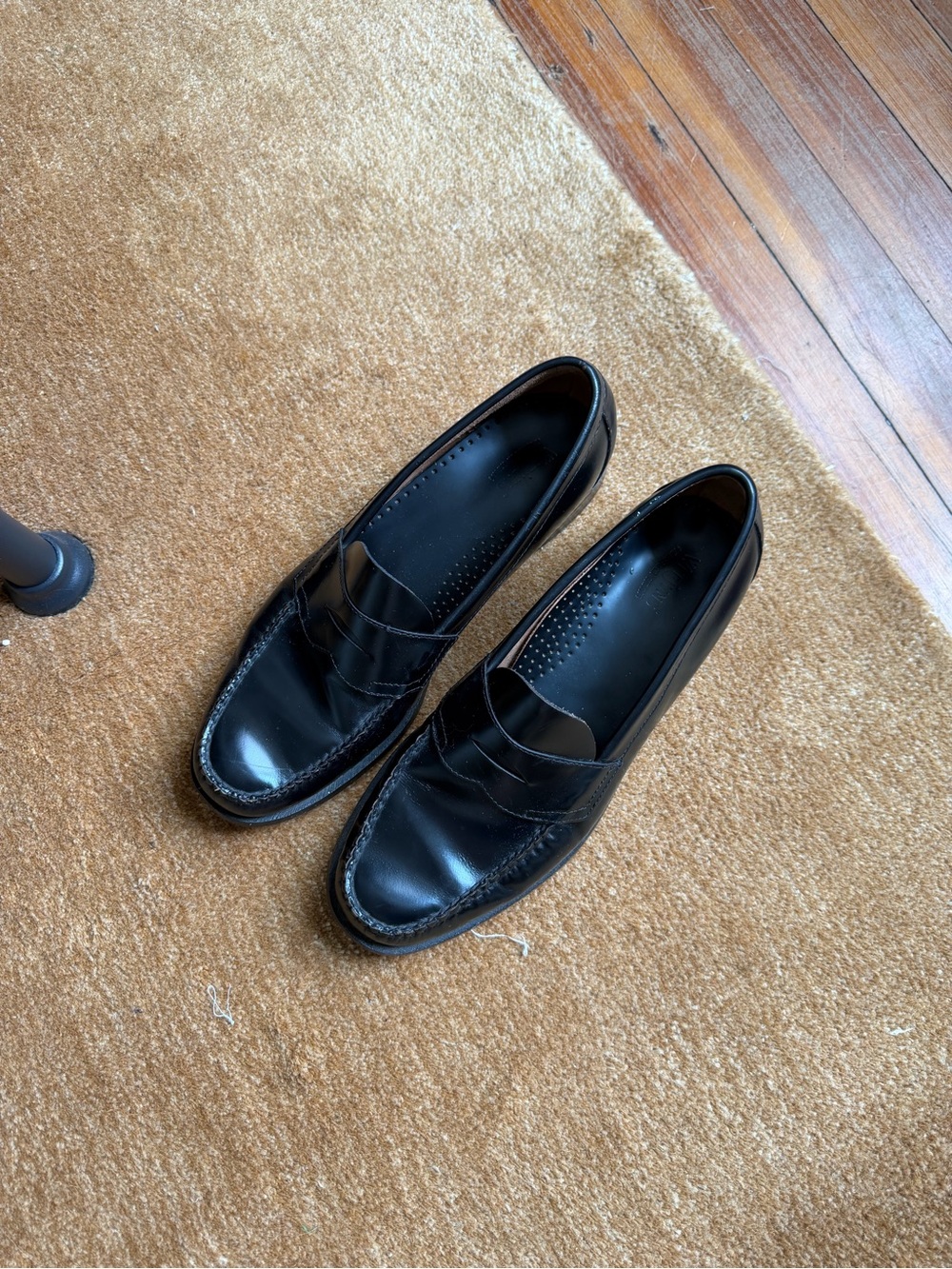 G.H. Bass & Co. Black Leather Penny Loafer